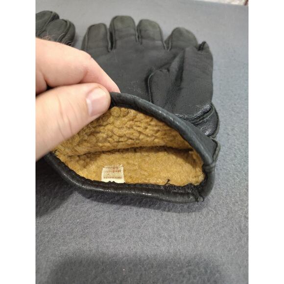 Vintage Mens Black Gloves Size M 9/9.5 Philippines - Picture 6 of 11